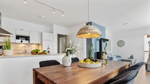 Dining - Seewind - Balcony, garden furniture,fireplace,washing machine,underfloor heating (Olpenitz)