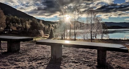 Ferienhaus Vrådal Norwegen, große Terrasse, Sauna, ruhig und zentrumsnah