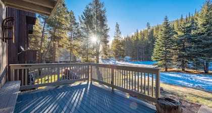 Cozy Ski-in/Walk-out condo, free wifi, & parking, great deck