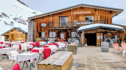 Studio center resort beautiful view Les Coches La Plagne Paradiski