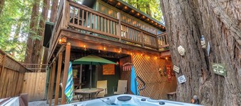 Dyhana-Stunning & FUN Artistic Retreat in Redwoods,Walk2River/HtTb/Pup/3for2
