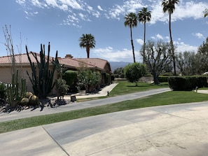 Property grounds - Chapparal Country Club.  Enjoy sunrises and sunsets from the patio. (Palm Desert)