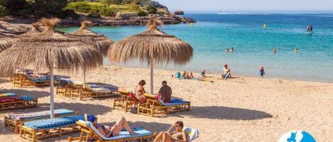 Vlak bij het strand, strandlakens