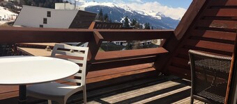 ARC 1600 Studio dernier étage terrasse plein sud 4 couchages
