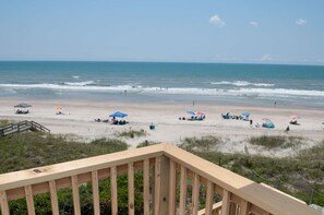 On the beach, sun-loungers - Oceanfront with panoramic views of golden beaches and crushing waves (Emerald Isle)