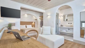 2 chambres, coffres-forts dans les chambres, bureau