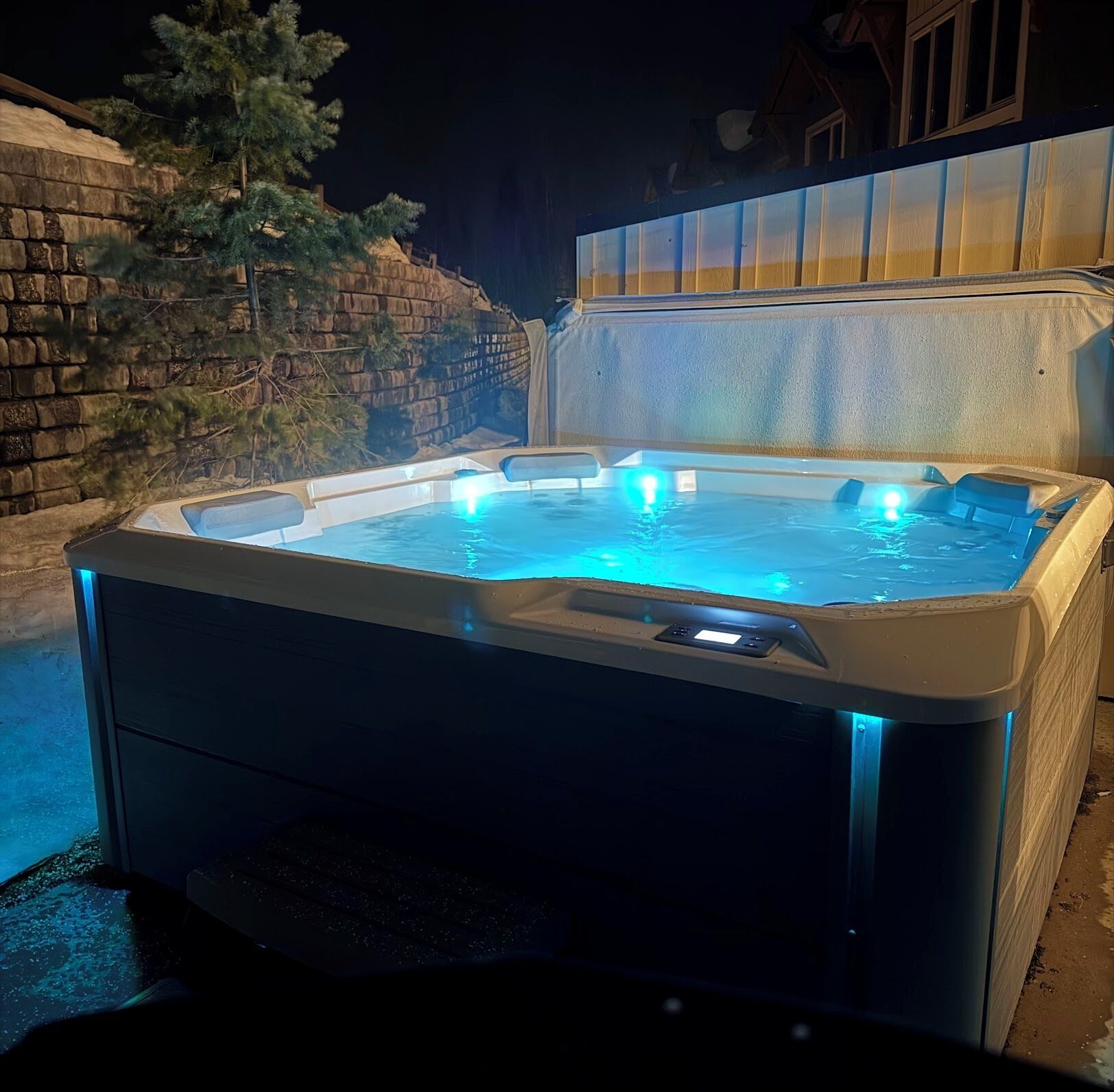 Bain à remous extérieur