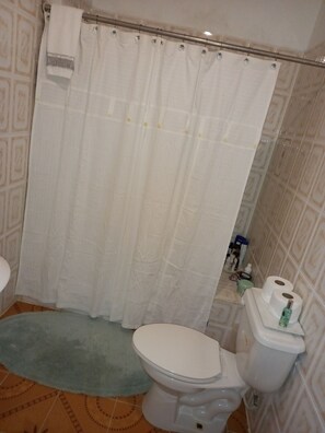 تجهيزات دش، مناشف، صابون، ورق حمّام