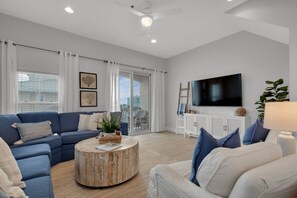 Townhome | Living area | Computer monitors