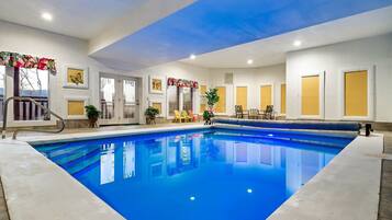 Indoor pool, a heated pool