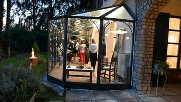 Villa, 5 camere da letto, fumatori, piscina privata | Terrazza/patio