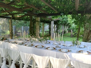 Villa, 5 Bedrooms, Smoking, Private Pool | Outdoor banquet area