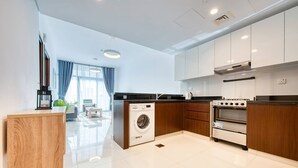 Apartamento, 1 habitación, fumadores, balcón | Cocina privada
