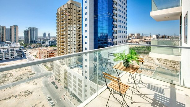 Apartamento, 1 habitación, fumadores, balcón | Jardines del alojamiento