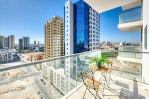 Apartamento, 1 habitación, fumadores, balcón | Jardines del alojamiento