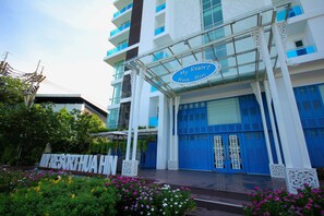 Majoituspaikan julkisivu