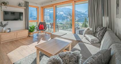 Luxuriöse Wohnung mit Sauna und Panoramablick