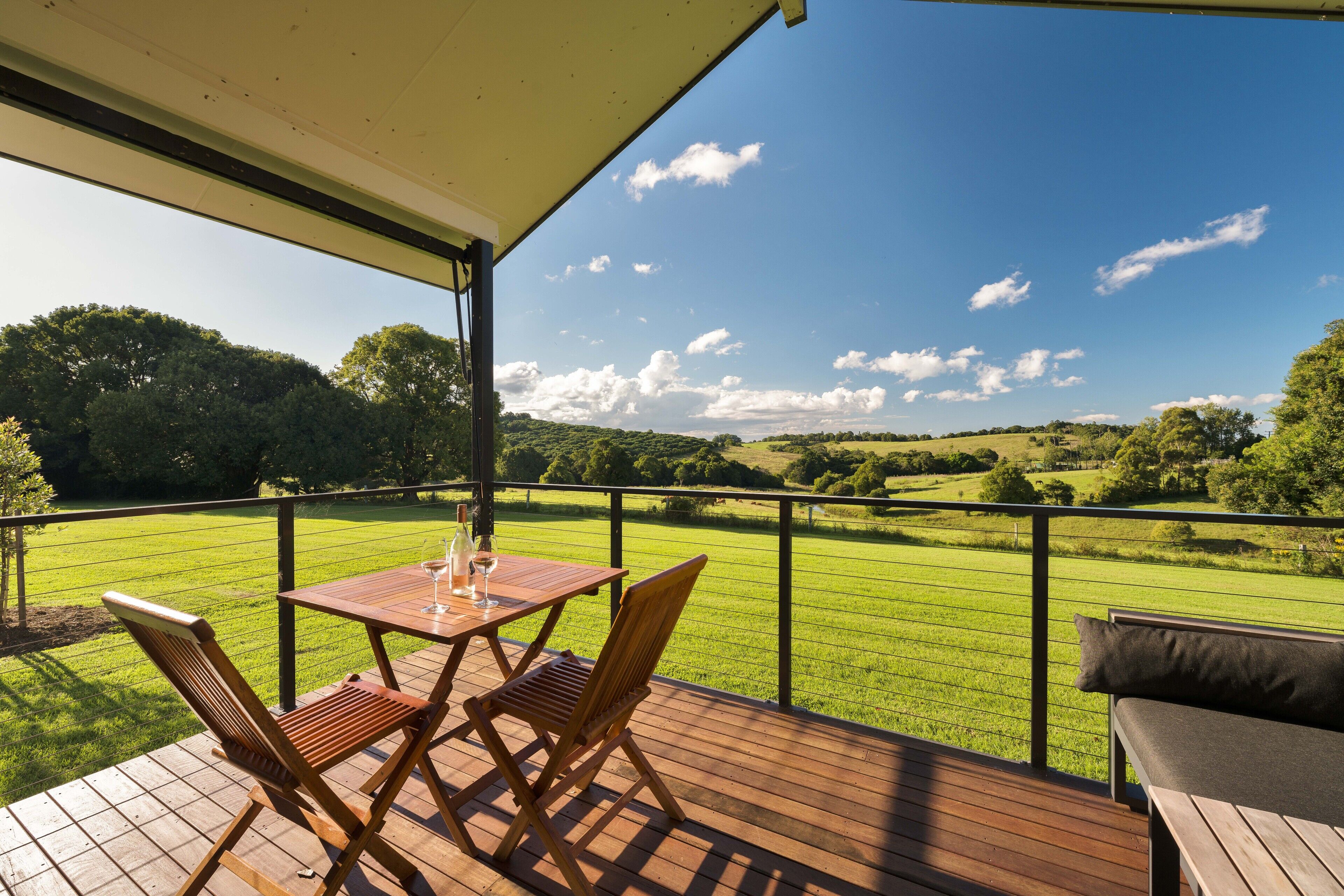 Hinterland View Cabin | Terrace/patio