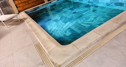 2 modern wood lofts for up to 10 people.