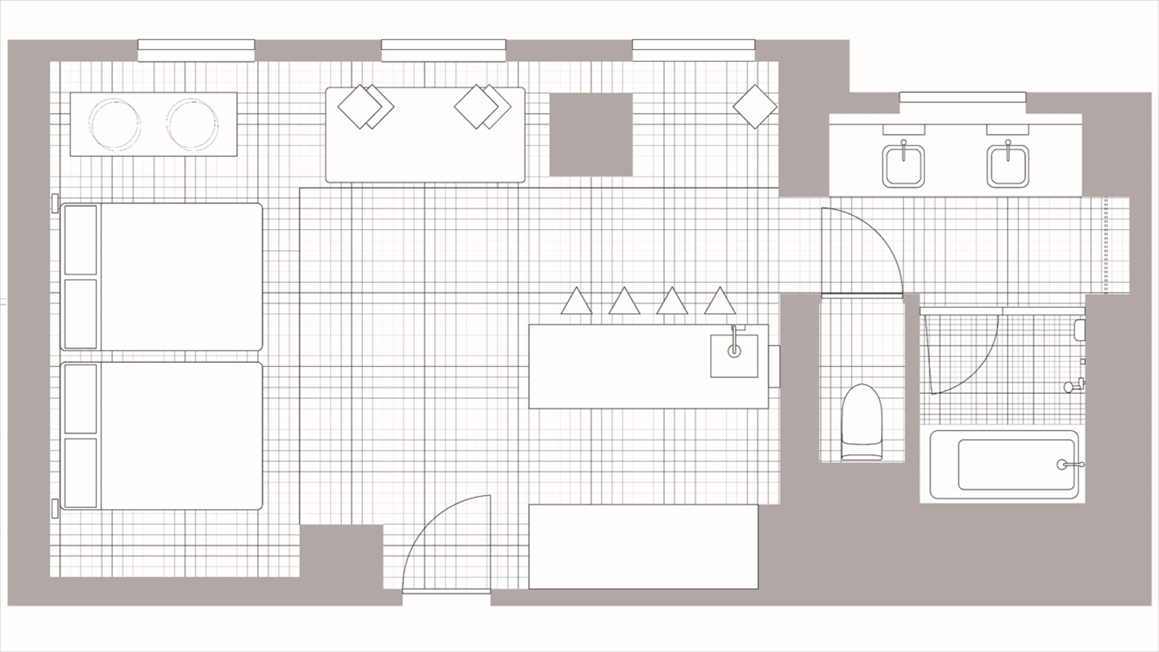 party suite on the top floor - non smoking [max 6 guests: 4 adults and 2 children (under 5 yrs old) | 1 bedroom, in-room safe, blackout curtains, soundproofing