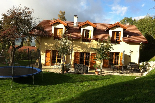 Beautiful backyard area with patio, BBQ, swing set