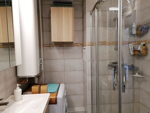 Bathroom - Renovated apartment with 3 balconies, WiFi, close to slopes in Pra Loup (Pra-Loup)
