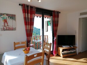 Dining - Renovated apartment with 3 balconies, WiFi, close to slopes in Pra Loup (Pra-Loup)