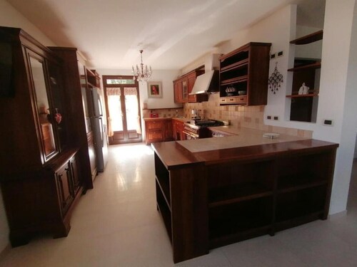 Apartment in the heart of the Alps along the Via Francigena with garden