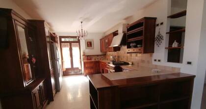 Apartment in the heart of the Alps along the Via Francigena with garden