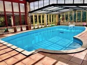 屋内プール、温水プール