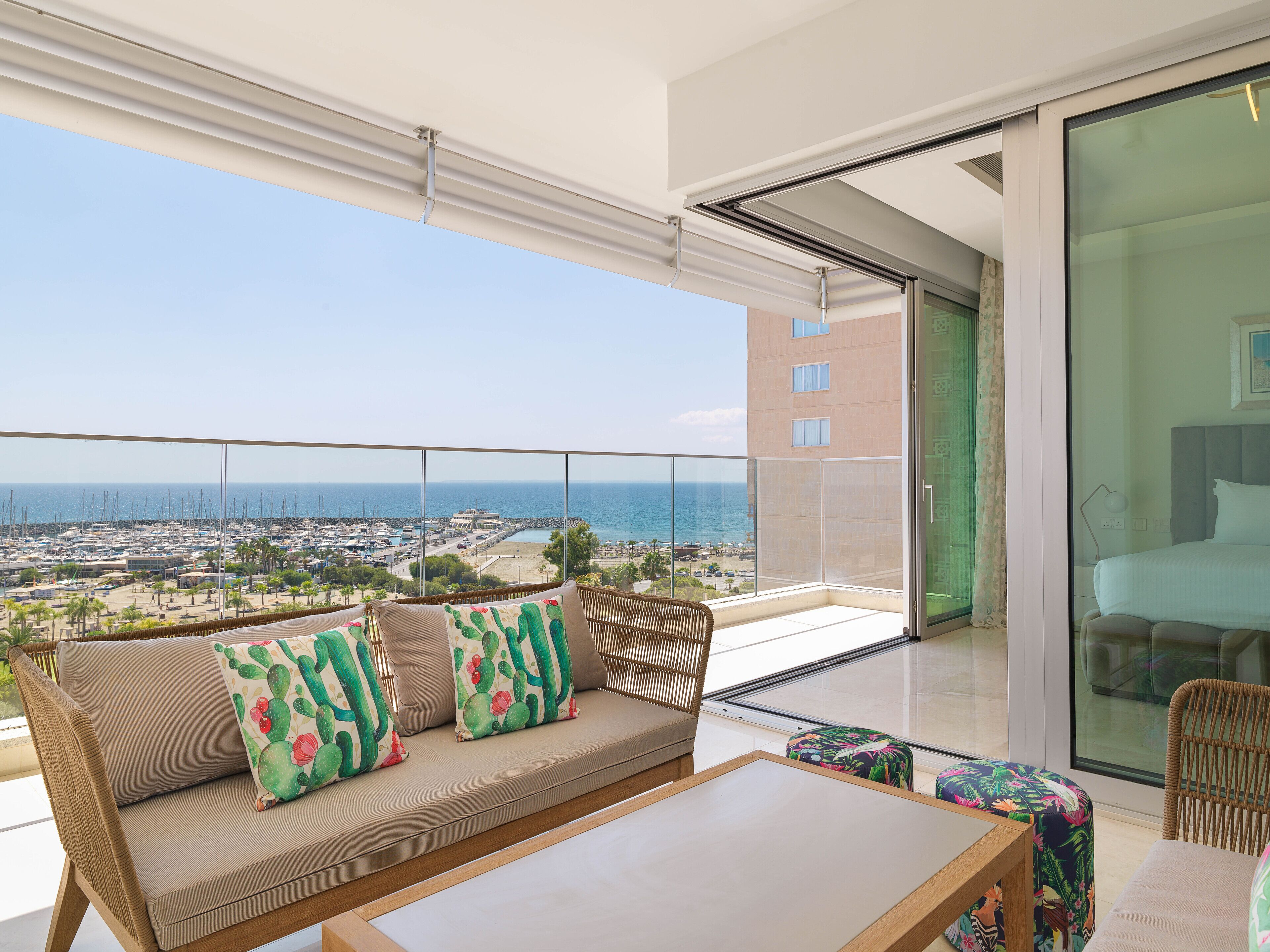 Apartemen Mewah, 2 kamar tidur (3W) | Pemandangan balkon