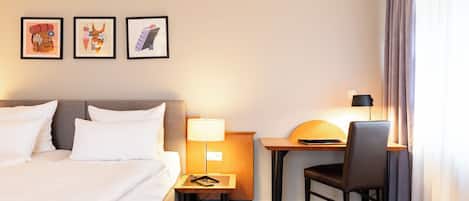 Insonorización, wifi gratis y ropa de cama