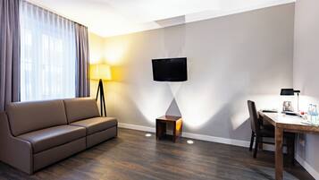 Premium-Zimmer, 2 Einzelbetten | Schallisolierte Zimmer, kostenloses WLAN, Bettwäsche