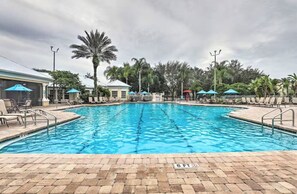 屋外プール、温水プール