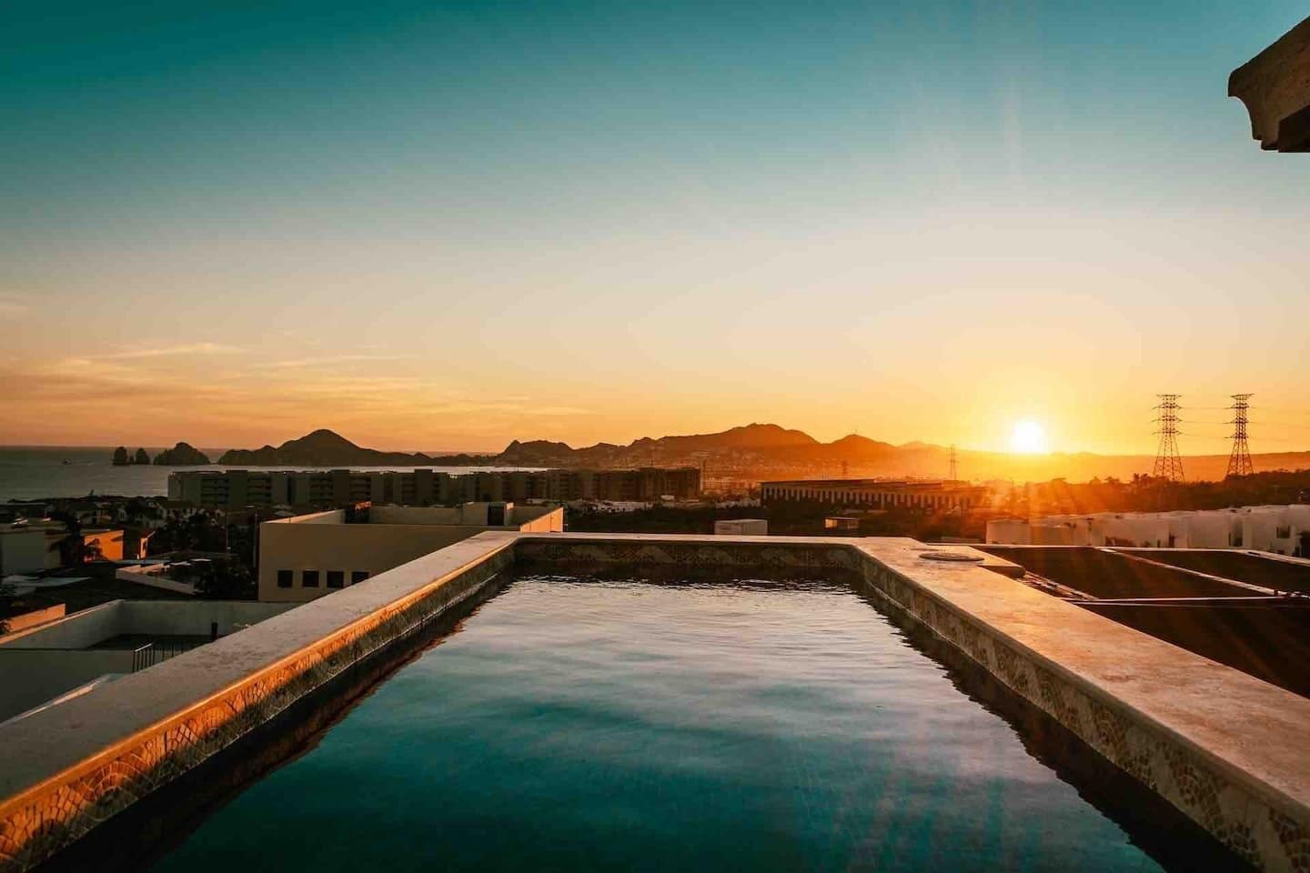 Una piscina riscaldata