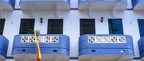 Fassade der Unterkunft