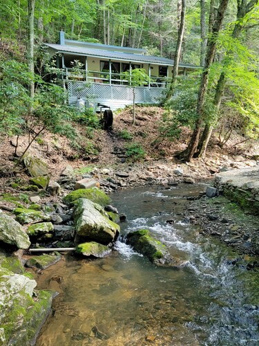A Troutsong on Rushing Stream-Minutes to Boone!