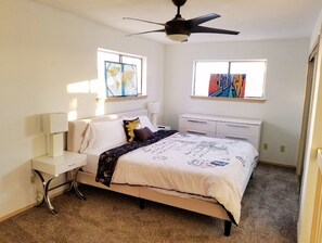 2 chambres, fer et planche à repasser, accès au Wi-Fi (inclus)