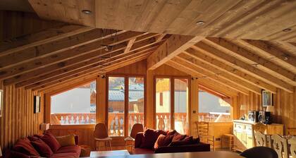 Le Refuge du Cabri -15 people- sauna - jacuzzi Les Ménuires -Skis aux Pieds