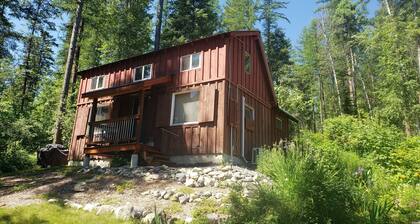 Cozy cabin on a lake just outside of Whitefish