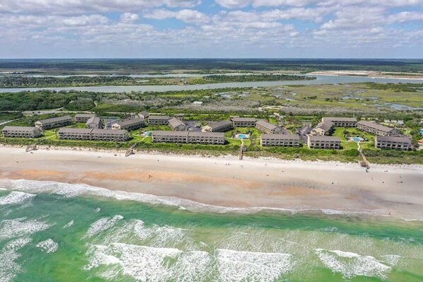 On the beach, beach towels