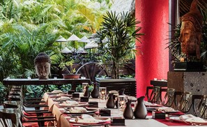 Außenbereich für Bankette