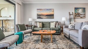 Condo, 2 Bedrooms, Accessible, Beach View | Living room