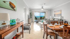 Condo, 2 Bedrooms, Accessible, Beach View | Private kitchen | Full-size fridge, microwave, stovetop, coffee/tea maker - Elegant Oceanview Condo with Spacious Open-Concept Floor Plan and Inviting Beach Design (Cabo Velas)