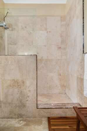 Shower, hair dryer, towels, soap - NEW! Private King Studio with ocean views in Christiansted! (Christiansted)