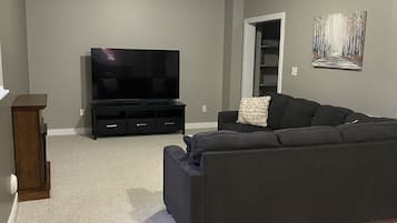 TV connectée, cheminée