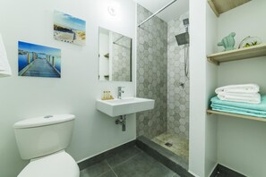 Shower, hair dryer