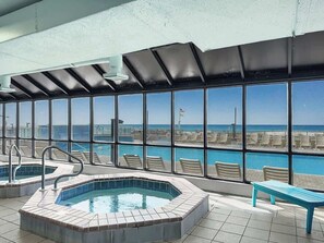 Piscine couverte, piscine chauffée
