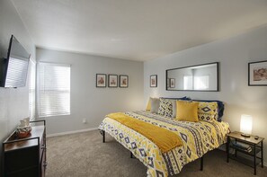 1 chambre, fer et planche Ă repasser, Wi-Fi gratuit, draps fournis