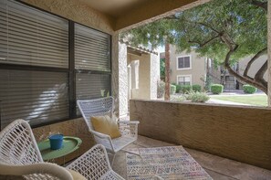 Terrace/patio - Pickle Ball, Pools, Gym, Trails, More in Updated, McCormick Ranch Condo (Scottsdale)